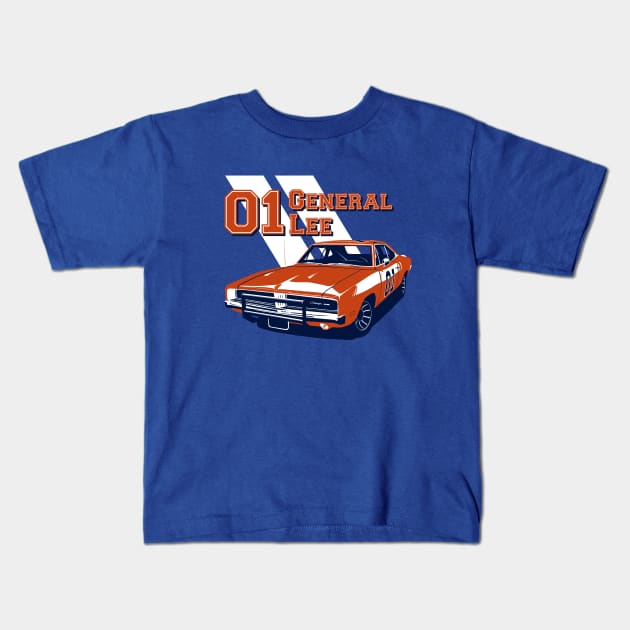 General Lee Kids T-Shirt by digitalage